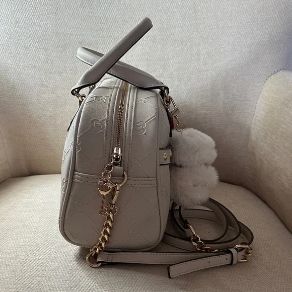 Juicy Couture Cream Satchel with Heart and Bear Charms - Picture 7 of 14
